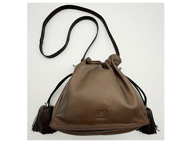 Borsa a tracolla Loewe Flamenco 22 - vista 5