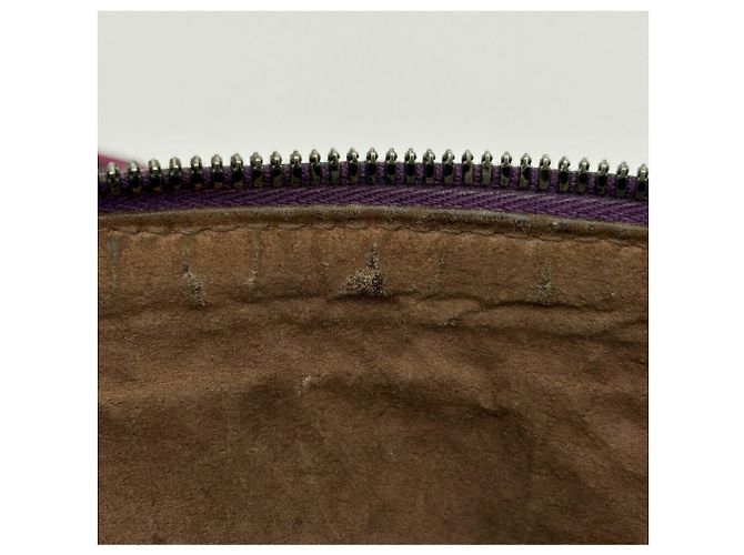 Borsa a tracolla Pochette in pelle viola Bottega Veneta - vista 16