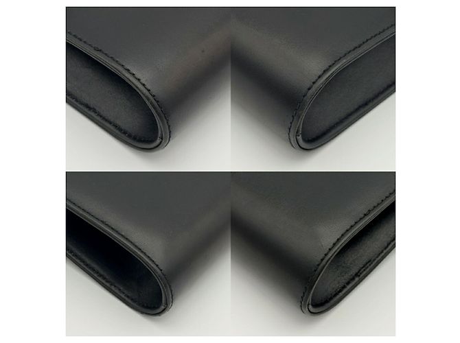 Gucci Schultertasche aus schwarzem Leder - Ansicht 12