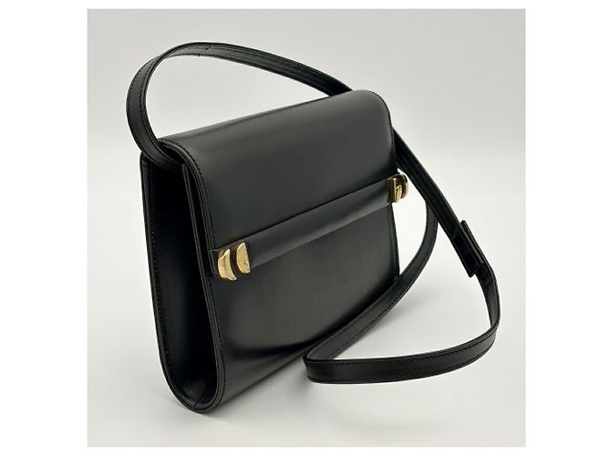 Gucci Schultertasche aus schwarzem Leder - Ansicht 4