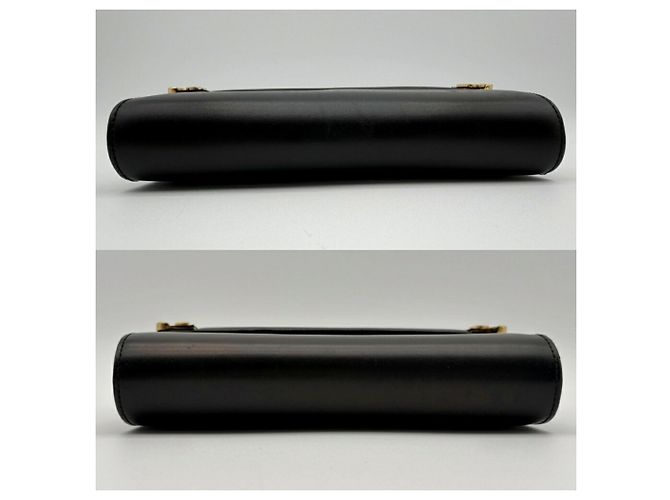 Gucci Schultertasche aus schwarzem Leder - Ansicht 6