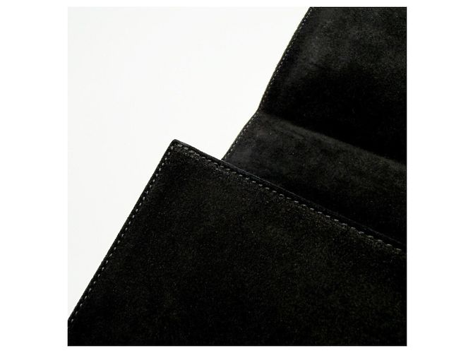 Borsa in camoscio nero Salvatore Ferragamo - vista 21
