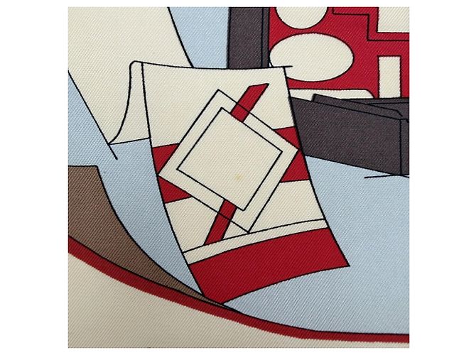 Hermès Foulard in seta multicolore Hermes - vista 11