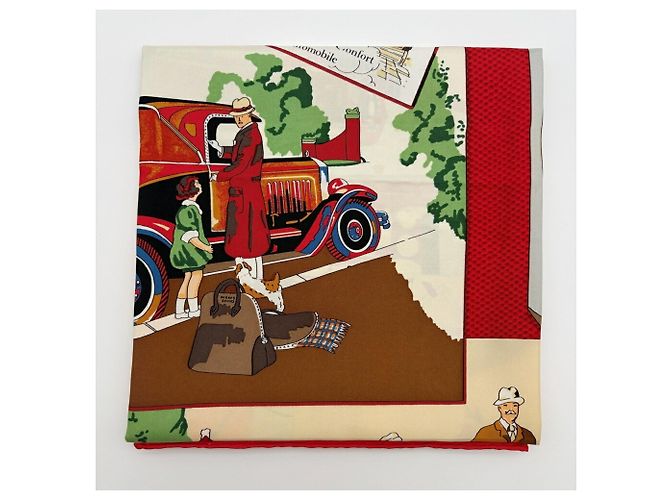 Hermès Foulard in seta multicolore Hermes - vista 15