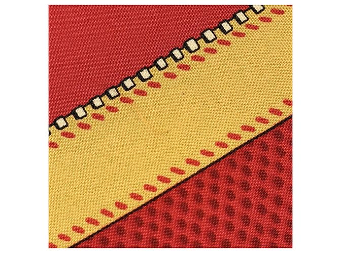 Hermès Foulard in seta multicolore Hermes - vista 16
