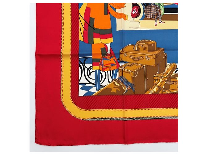 Hermès Foulard in seta multicolore Hermes - vista 8