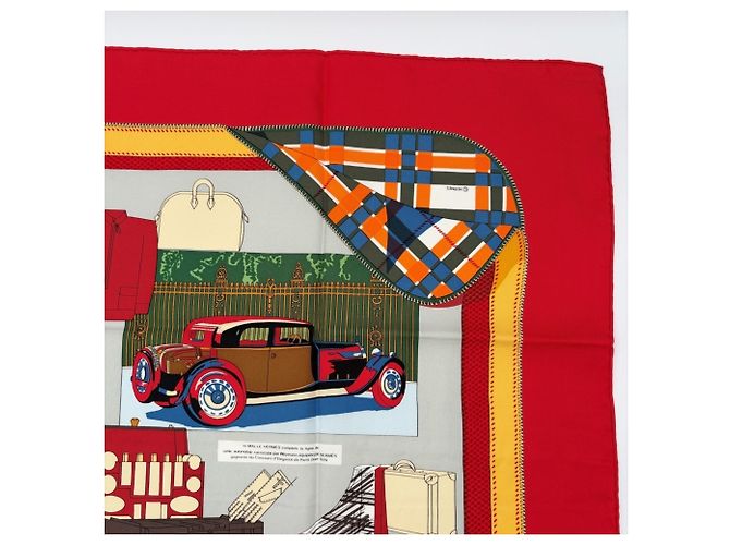 Hermès Foulard in seta multicolore Hermes - vista 9
