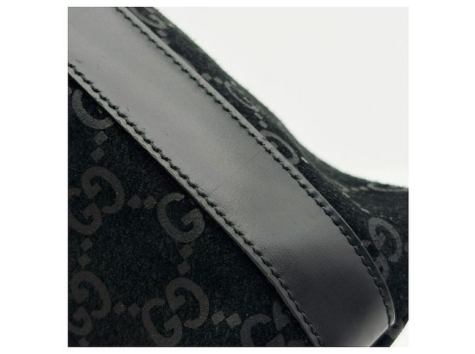 Gucci GG Schultertasche aus Wildleder - Ansicht 12