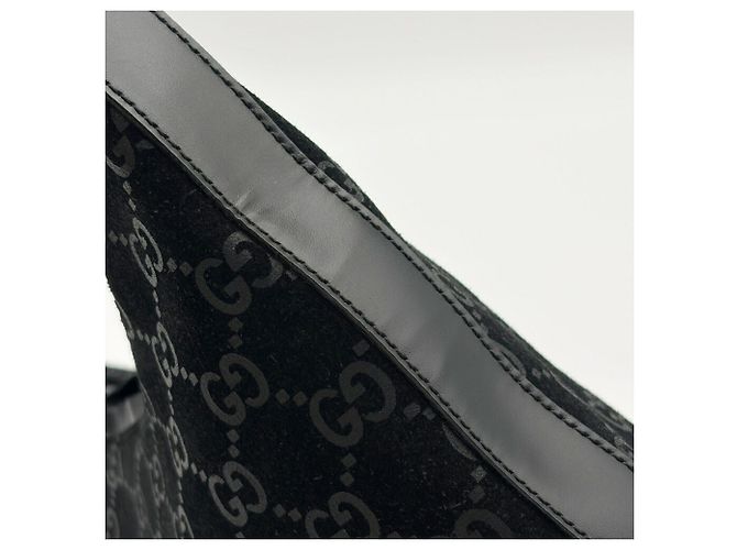 Gucci GG Schultertasche aus Wildleder - Ansicht 13
