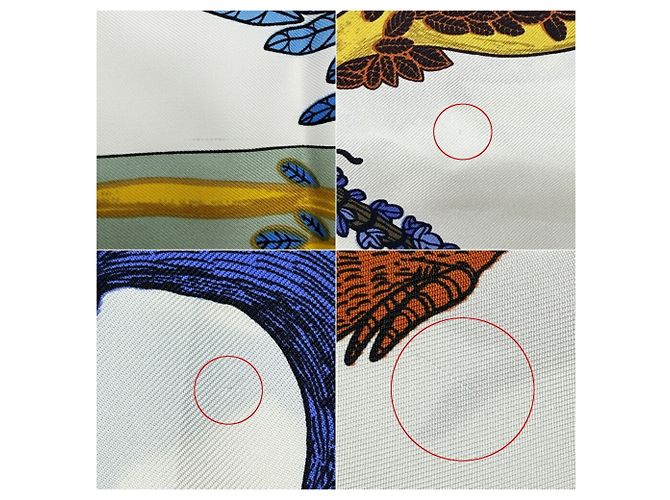 Hermès Carré 90 Alphabet III Foulard di seta - vista 7