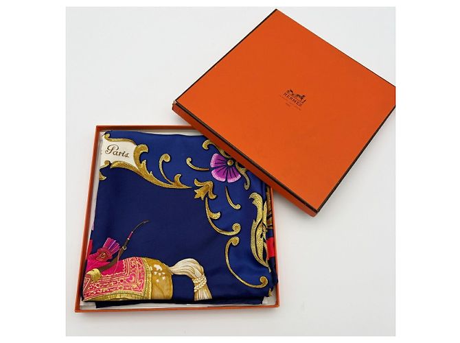 Hermès Hermes Carre 90 Cheval Jurc Seidentuch - Ansicht 13
