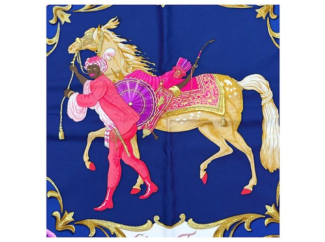 Hermès Hermes Carre 90 Cheval Jurc Seidentuch - Ansicht 3