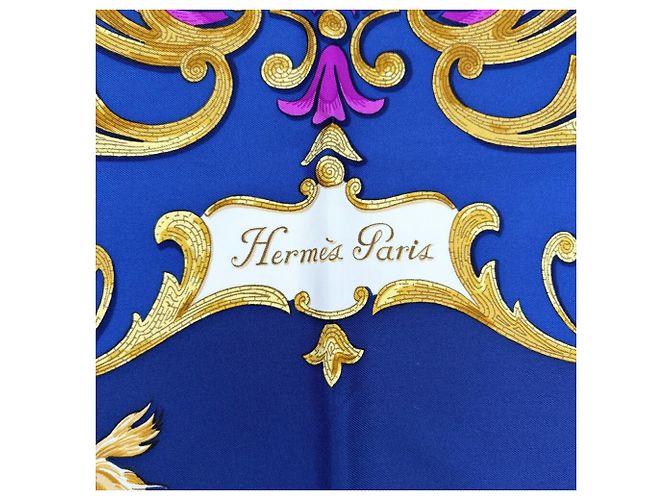 Hermès Hermes Carre 90 Cheval Jurc Seidentuch - Ansicht 5