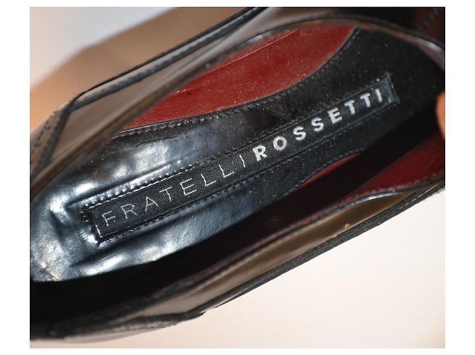 Autre Marque Fratelli Rossetti Décolleté in pelle nera - vista 7