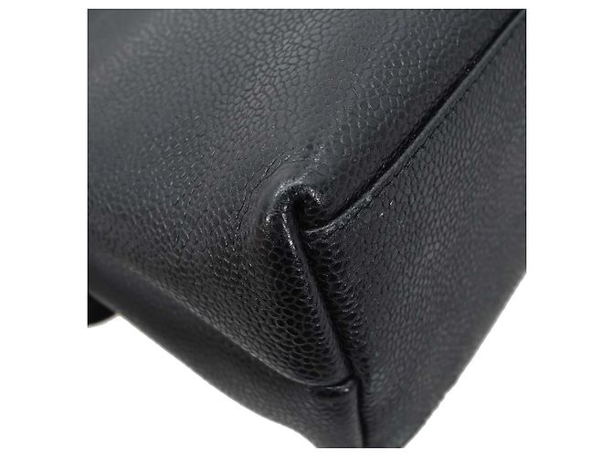 Chanel Vintage Tote in pelle matelassé con tasca anteriore Medium - vista 7