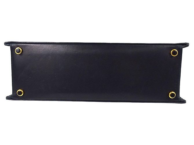 Chanel Vintage Trapezoid CC Flap Leather Medium - vista 6