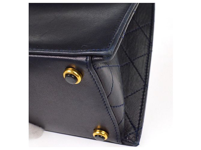 Chanel Vintage Trapezoid CC Flap Leather Medium - vista 7