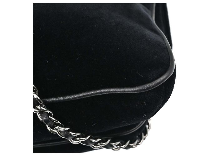 Chanel Giant Mademoiselle Lock Chain Velvet Medium - vista 7