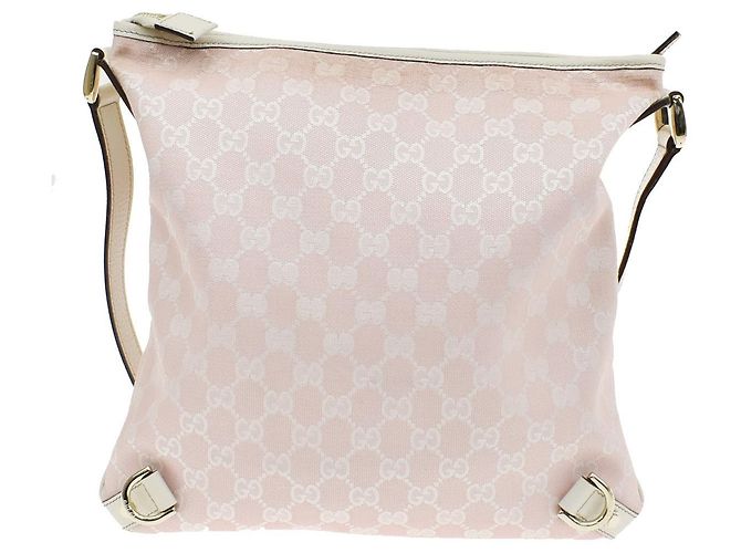 Borsa a tracolla Gucci Abbey D-Ring in GG Canvas - vista 2