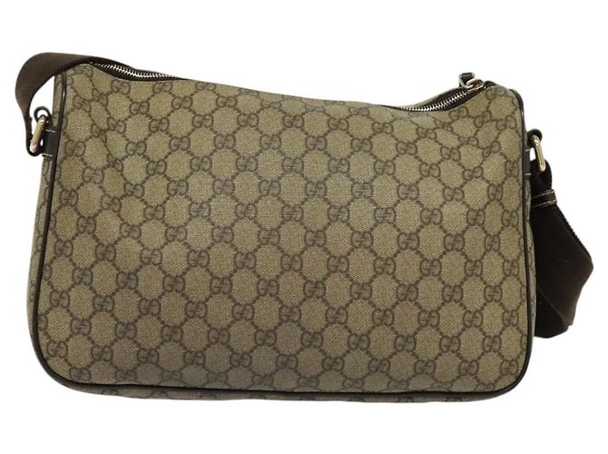 Borsa Messenger Gucci Double Pocket GG Coated Canvas Large - vista 2