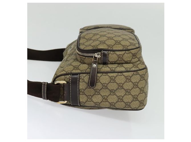 Borsa Messenger Gucci Double Pocket GG Coated Canvas Large - vista 3