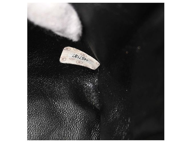 Chanel Vintage Classic Top Handle Flap Quilted Caviar Medium - vue 4