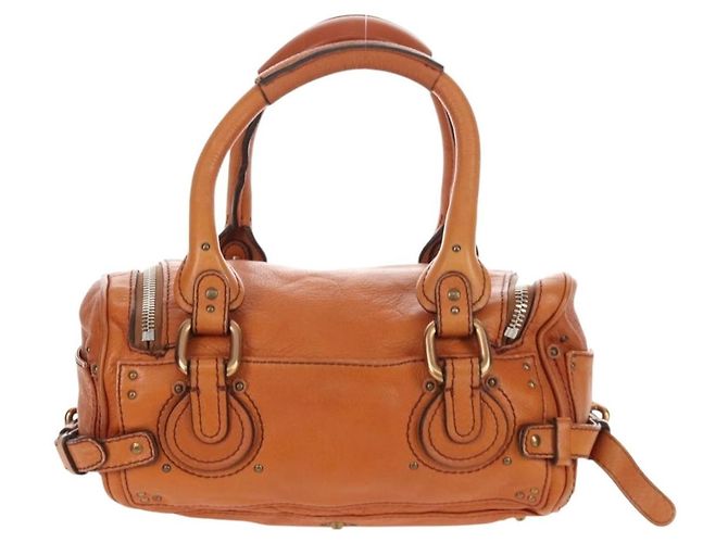 Chloé Chloe Paddington Lock Leather Medium - vista 3