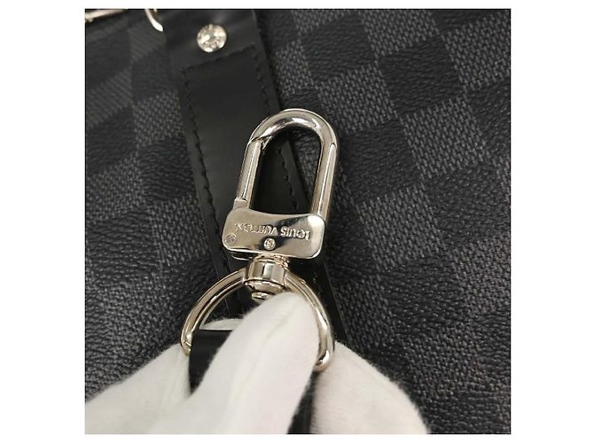 Louis Vuitton Keepall Bandouliere Damier Graphite 55 - vista 4