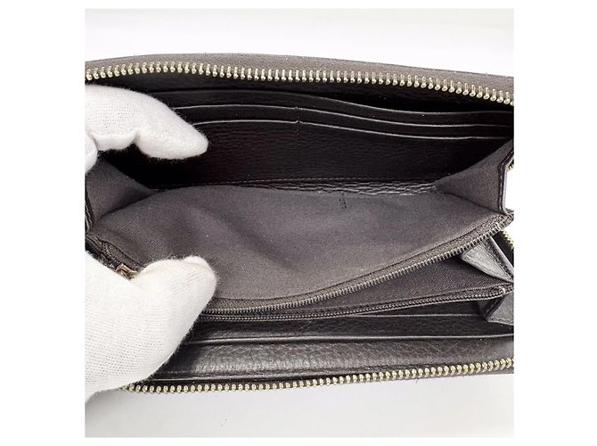 Fendi Portafoglio Zip Around Zucca Coated Canvas Long - vista 7
