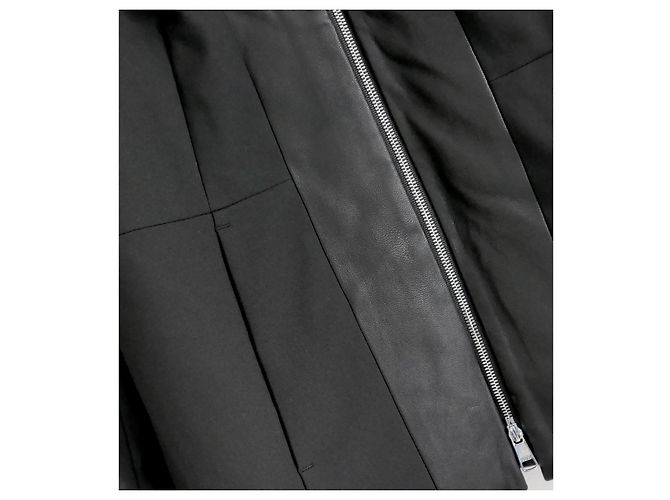 Blazer Hugo Boss Jasmena com acabamento em couro vegano - vista 2