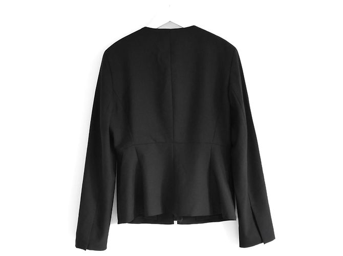Blazer Hugo Boss Jasmena com acabamento em couro vegano - vista 4