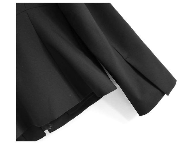 Blazer Hugo Boss Jasmena com acabamento em couro vegano - vista 5