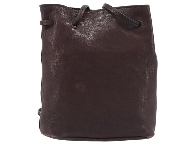 Miu Miu Aviator Bucket Leather Mini - vista 2
