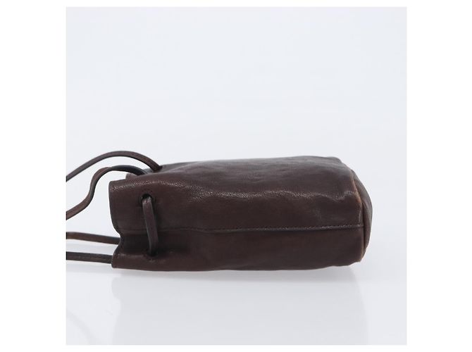Miu Miu Aviator Bucket Leather Mini - vista 4