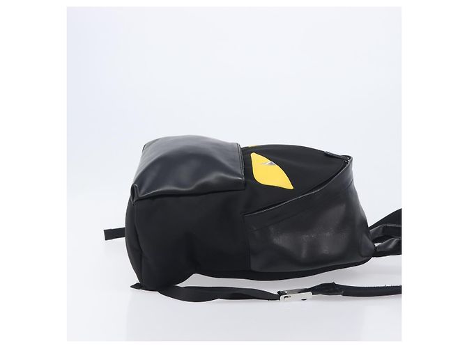 Fendi Monster Nylon con Pelle Large - vista 3