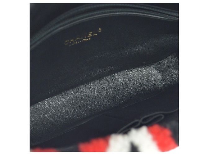 Chanel Emoticon CC Flap Shearling mit gestepptem Lambskin Medium - Ansicht 3