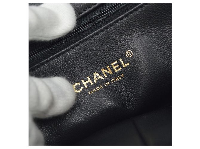 Chanel Emoticon CC Flap Shearling mit gestepptem Lambskin Medium - Ansicht 4