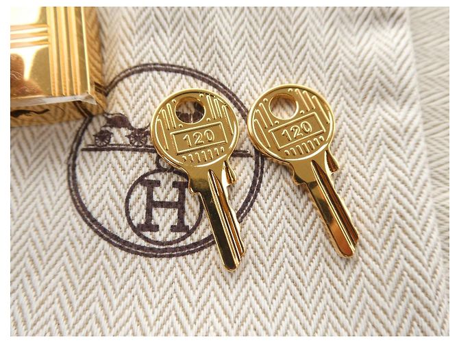Hermès Lucchetto e Chiavi Placcati Oro - vista 2