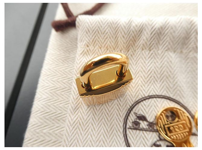 Hermès Lucchetto e Chiavi Placcati Oro - vista 4