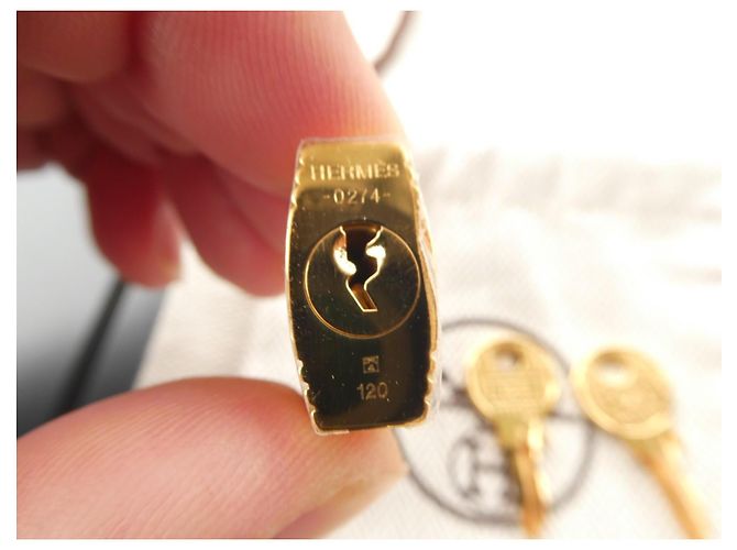 Hermès Lucchetto e Chiavi Placcati Oro - vista 6