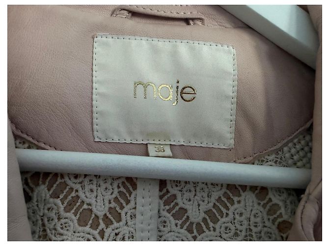 Maje rosa Lederjacke - Ansicht 2