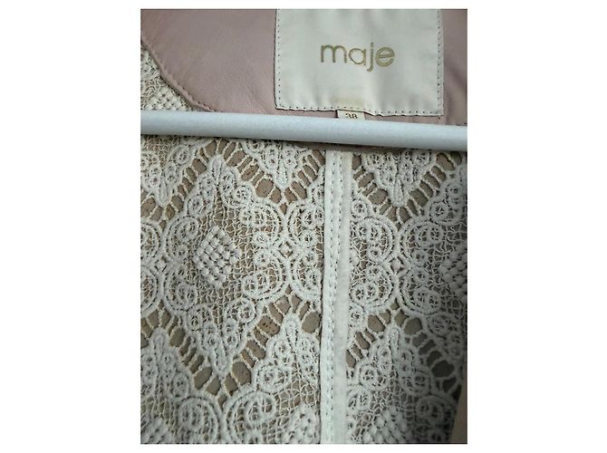 Maje rosa Lederjacke - Ansicht 3