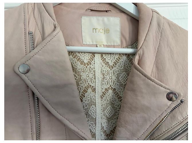 Maje rosa Lederjacke - Ansicht 4