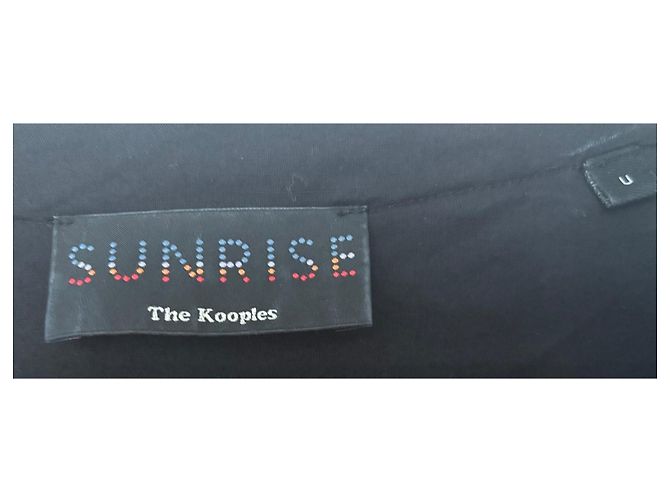 The Kooples schwarze Samtjacke mit Perlen und Fransen - Ansicht 6
