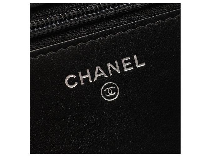 Borsa Chanel in pelle nera - vista 4