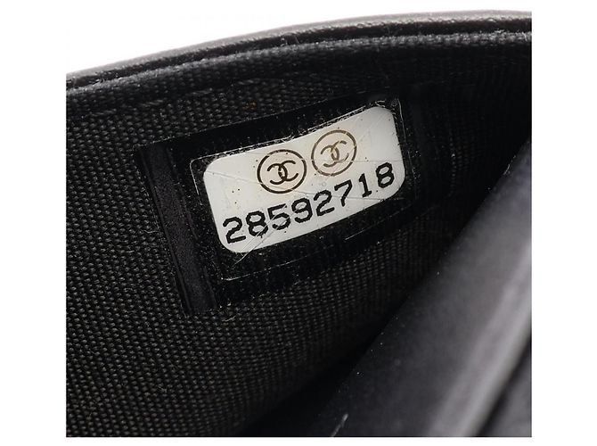 Borsa Chanel in pelle nera - vista 5