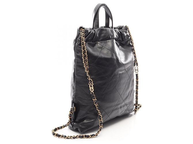 Sac à dos Chanel CHANEL 22 en cuir - vue 2