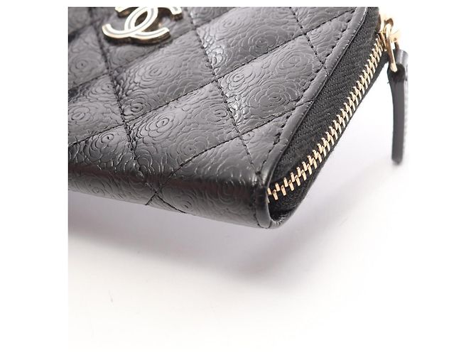 Timeless Portamonete Chanel in pelle nera - vista 7