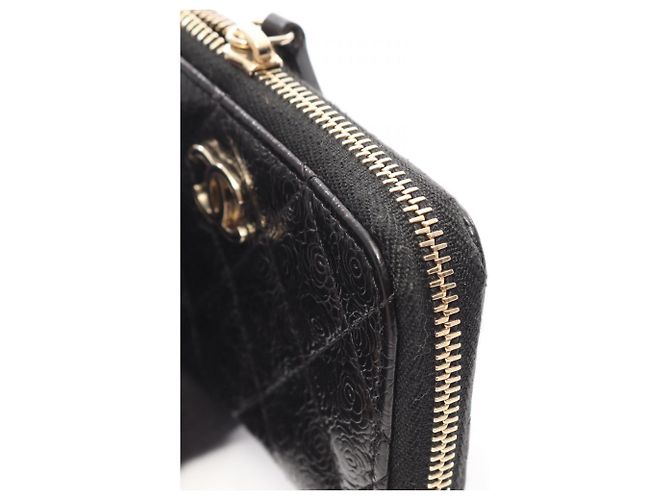 Timeless Portamonete Chanel in pelle nera - vista 8