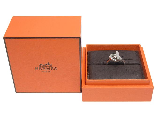 Hermès Hermes Echape Silver Bandring - Ansicht 6